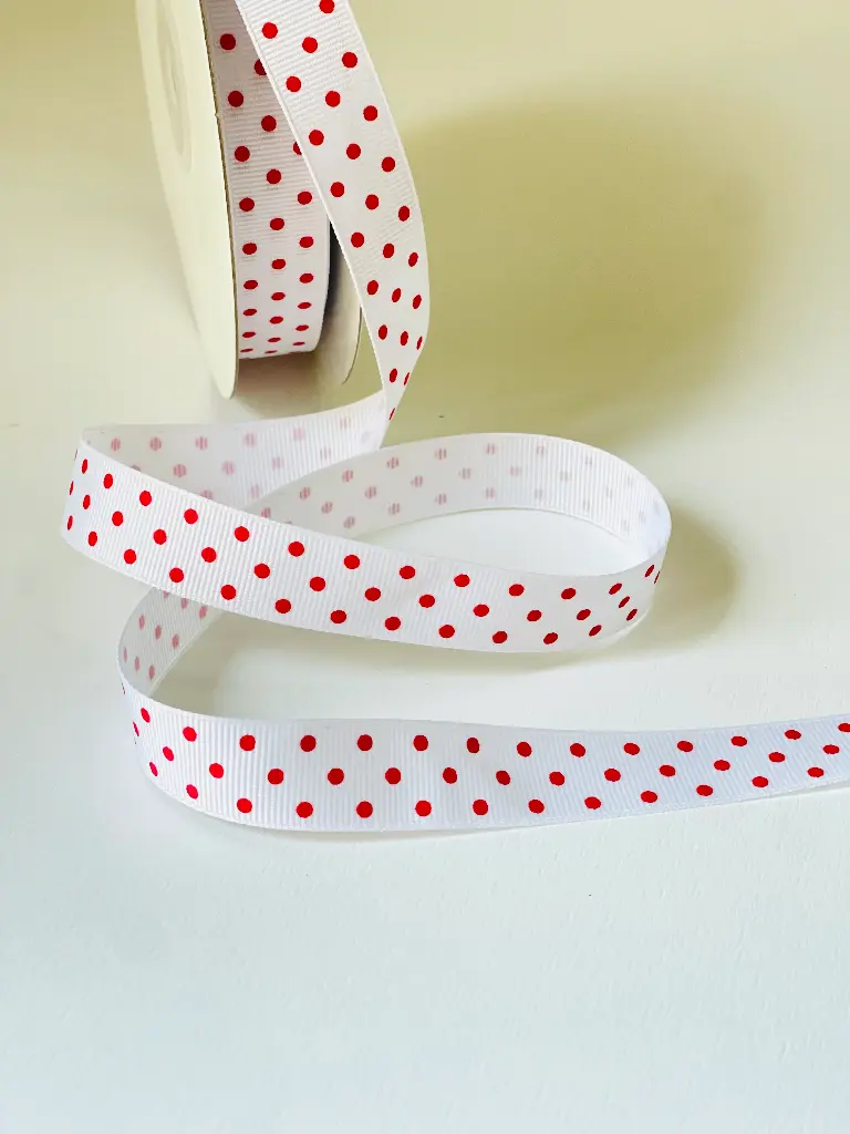 Popotillo Estampado - Polka Dots Rojo