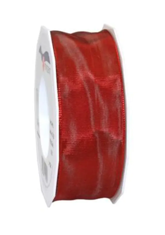 Silk Ribbon - Cinnebar Red