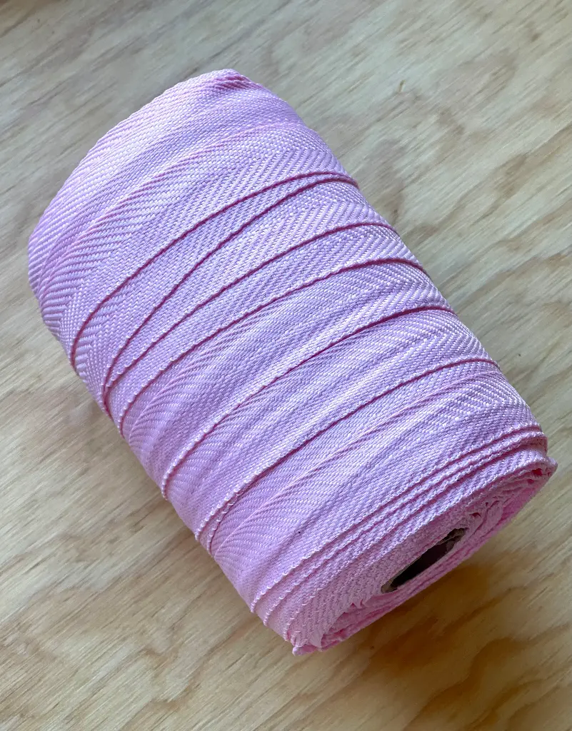 Cinta Palmita Poliéster - Rosa Pastel