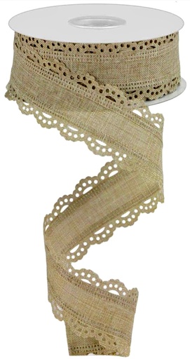 [RGC130272] Encaje Scalloped - Khaki