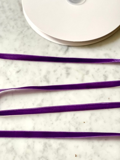 [liston-terciopelo-morado] Terciopelo - Morado