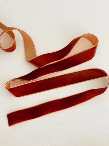 [liston-de-terciopelo-caramelo-liston-terciopelo-velvet-vintage] Terciopelo - Caramelo