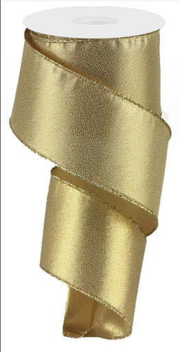 [liston-navide-o-dorado-metalico-liston-de-navidad-dorado-christmas-ribbons-alambre-wired-orilla-listones-metalico-navidenos] Liston Navide O Dorado Metalico Liston De Navidad Dorado Christmas Ribbons Alambre Wired Orilla Listones Metalico Navidenos - (2.5" x 10 yardas)
