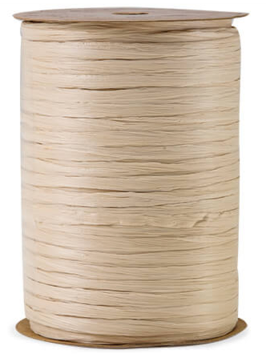 [rafia-mate-beige-decoracion-regalo] Rafia Mate Beige Decoracion Regalo - (91 metros)