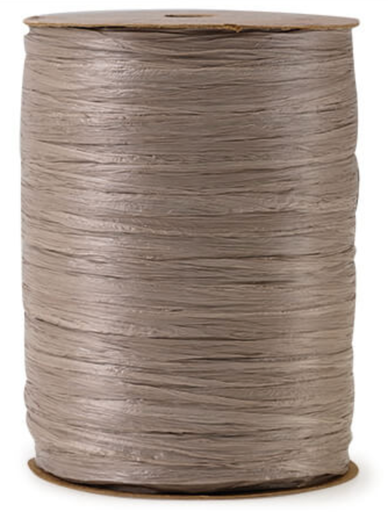 [rafia-mate-taupe-decoracion-regalo] Rafia Mate Taupe Decoracion Regalo
