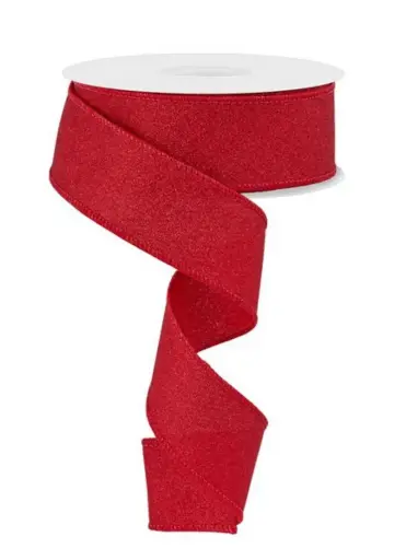 Liston Diamantina Rojo - (1.5" (3.8 cm) x 9.14 metros) 