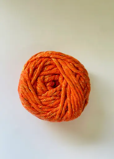 [Macrame Naranja] Macrame hilo Lurex - Naranja