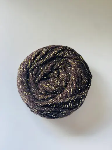 [Macrame Cafe] Macrame hilo Lurex - Café
