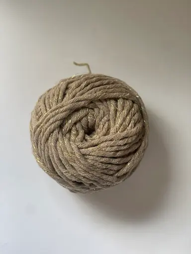 [Macrame Safari] Macrame hilo Lurex - Safari